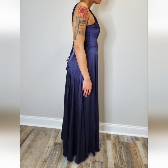 Sequin Hearts Satin Dress SZ 1 - Picture 4 of 6